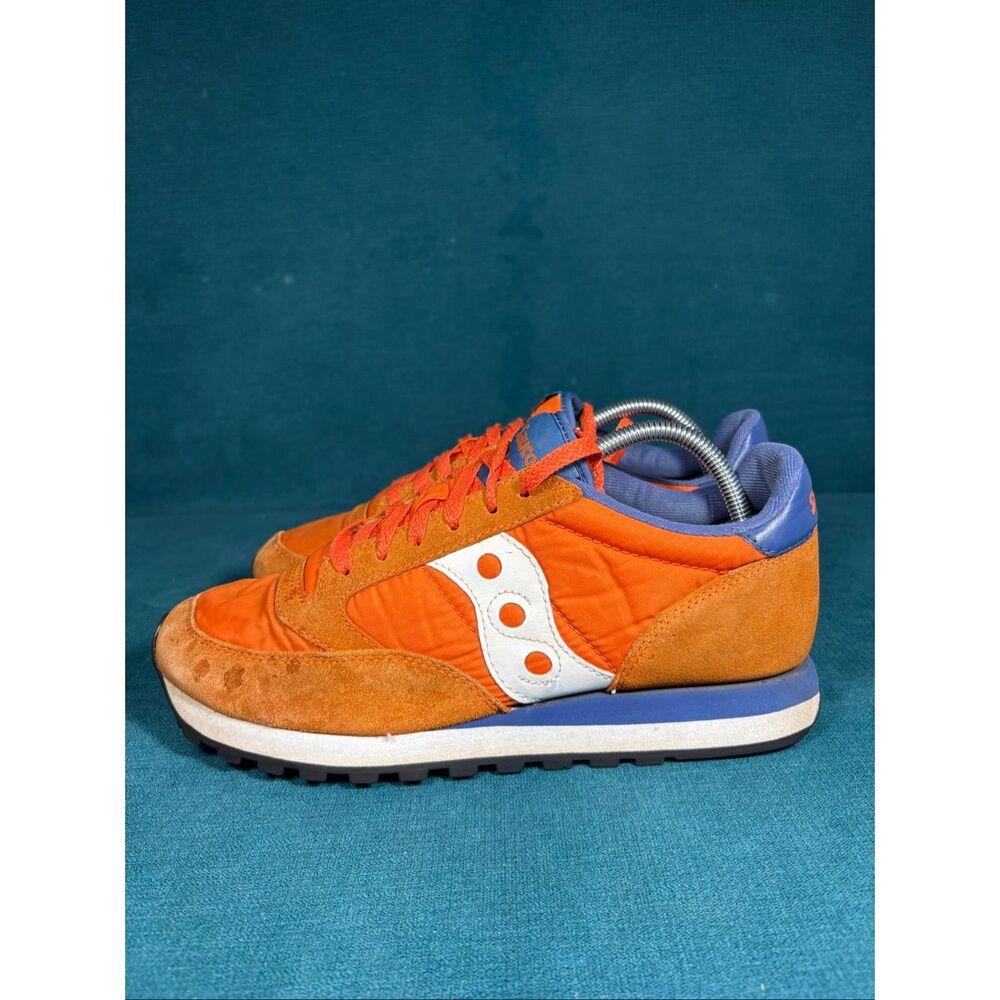 Saucony Jazz Original Vintage Orange Blue Sneakers Men’s 9.5